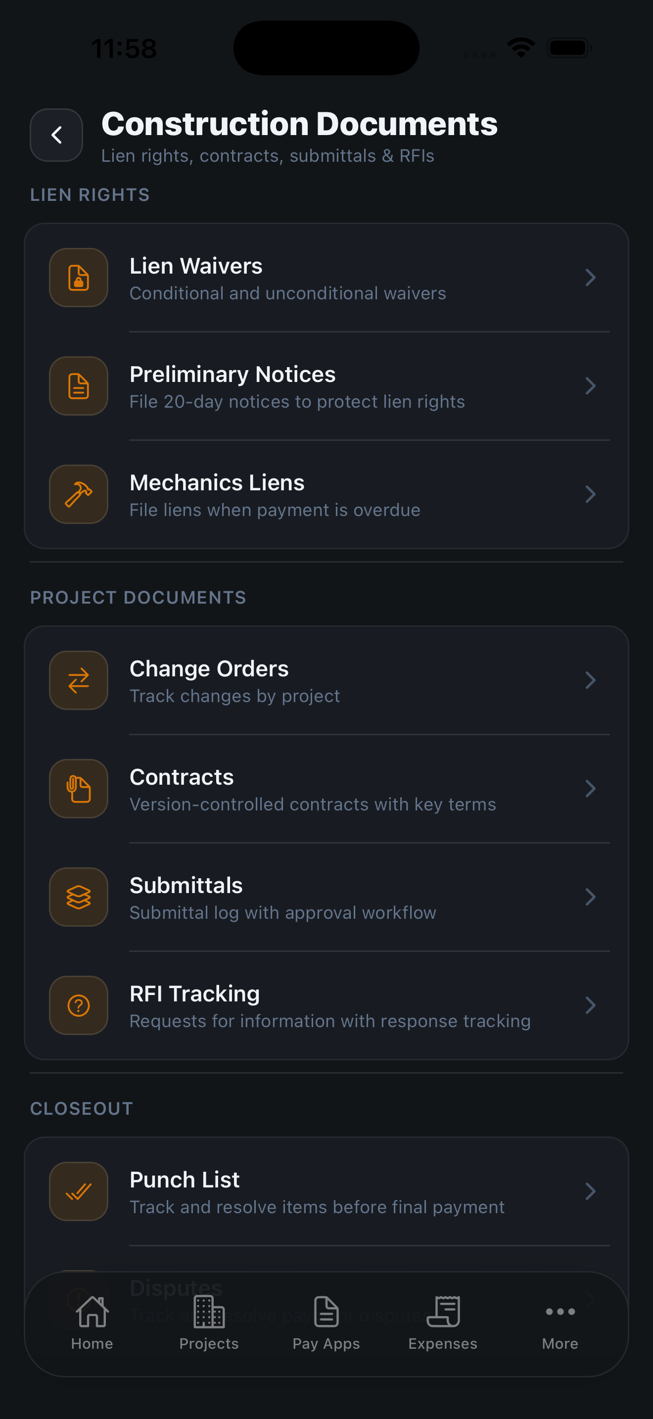 Construction Documents